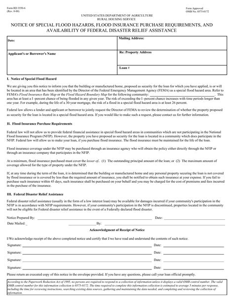Form RD 35501 Download Fillable PDF, Authorization to Release
