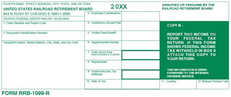 Form Rrb 1099 R - Fill Out and Sign Printable PDF Template