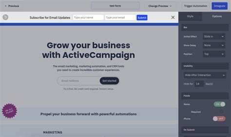 Form Styles 4 Ways to Create Forms ActiveCampaign