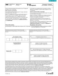 Form T10 SEG Download Fillable PDF or Fill Online Segment Canada