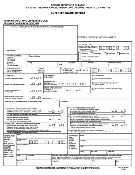 Form UCE151 Download Printable PDF or Fill Online Employer Status