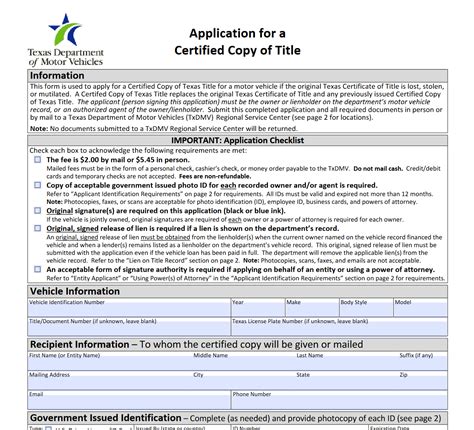 Form VTR34. Application for Certified Copy of Title Forms Docs 2023