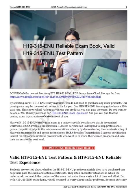 Formal H19-315-ENU Test