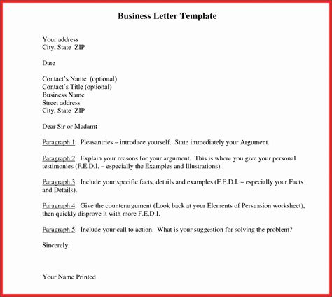 Formal Letter Template Microsoft Word