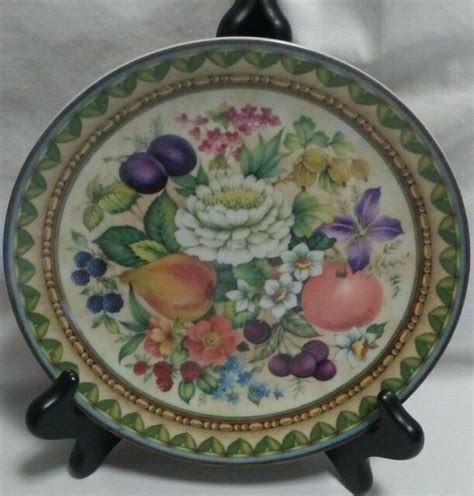 Formalities by Baum Brothers Porcelain Plate from Rare Poinsettia