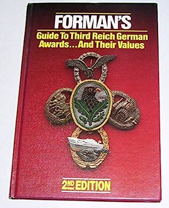 Formans guide to third reich german awards and their values. - Sony m 550v mikrokassettenrekorder service handbuch.