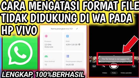 Format File Tidak Didukung Wa: 5 Cara mengatasi format file tidak didukung di wa - IME Android image 1