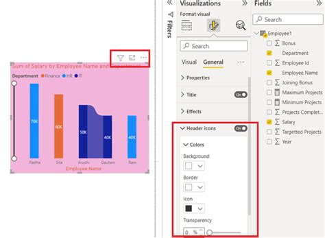 Format Power BI Ribbon Chart LaptrinhX