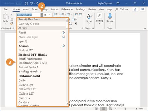 Format Text CustomGuide