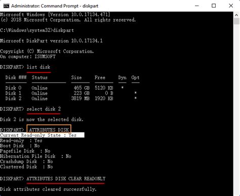 Format Write Protected USB Flash Drive Using CMD