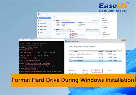 Format hard drive for windows 11 install.  Do I need to do a format of t...
