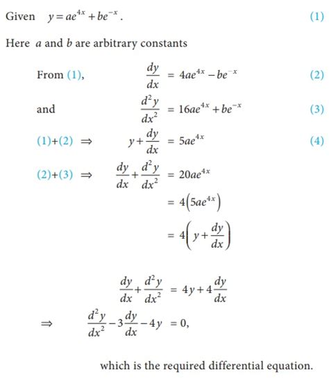 Formation and Solution of Differential Equations