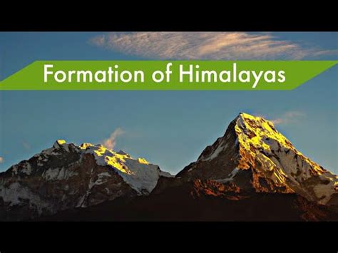 Formation of Himalayas HD YouTube