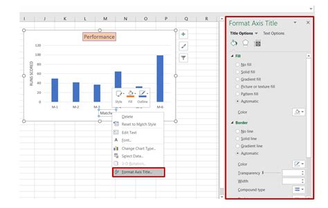 Formatting Charts in Excel