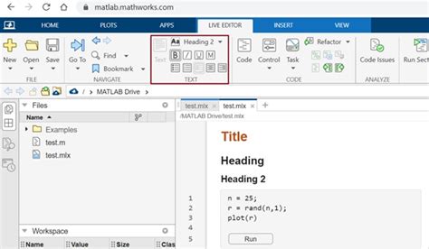 Formatting Text MATLAB &amp; Simulink MathWorks.