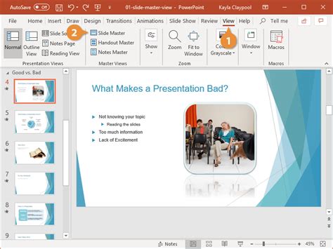 Formatting Your PowerPoint Presentation Using Slide Masters and Layouts