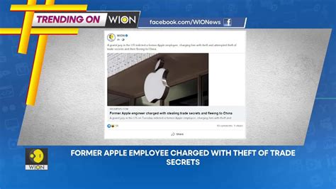 Former Apple employee charged with theft of trade secrets