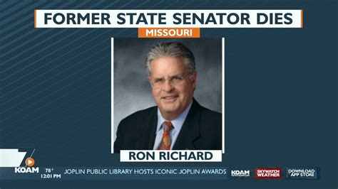 Former Missouri Senator Ron Richard dies