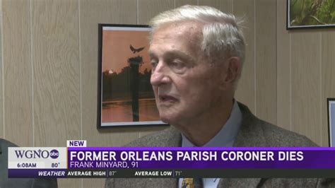 Former Orleans Parish coroner Frank Minyard has died WGNO