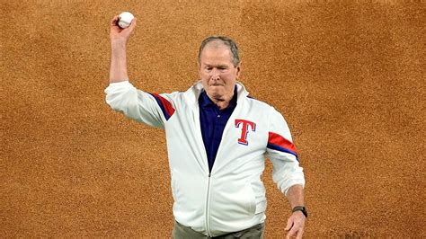 Former President George W. Bush to throw out ceremonial first pitch before World Series opener