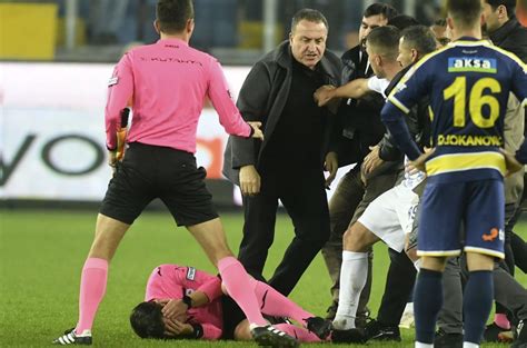 Former Turkish soccer team president gets permanent ban for punching referee