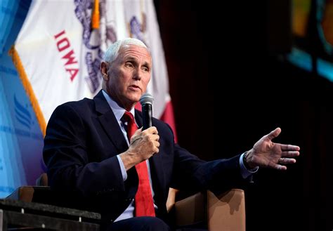 Former VP Pence talks national security and foreign policy at AP-Georgetown University forum