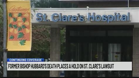 Former bishop Hubbard's death places a hold on St. Clare's lawsuit