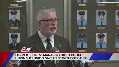 Former business manager for St. Louis Police Union suing, claims firing without cause