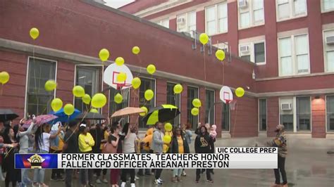 Former classmates, teachers honor CPD officer Aréanah Preston with vigil