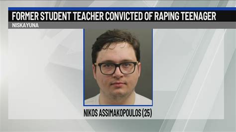 Former student teacher convicted of raping teenager
