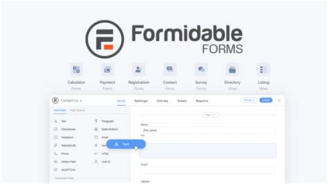 Formidable forms. Open the page where you want to add your registration form and click the + icon in the editor to insert a new block in the page. Then, find the Formidable Forms block, add it to your page, and pick your user registration form from the dropdown menu. Publish your registration page, and you now have a user … 