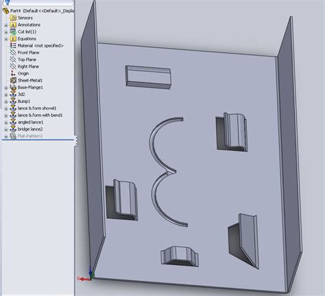 Forming Tool CSWP Sheet Metal 3D Engineer