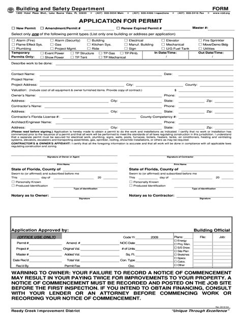 Forms, Permits, and Applications Lake Butler Florida