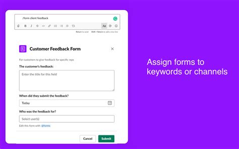 Forms Slack App Directory