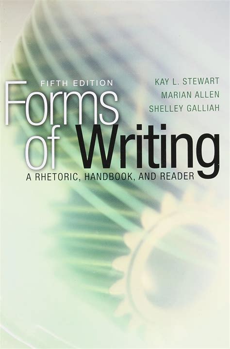Forms of writing a rhetoric handbook and reader fifth edition. - Helicopter design and data manual 2nd ed 861a.
