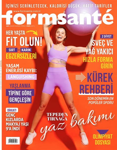 Formsante Dergisi #Kasım kapağımızda fit bir yıldız var.