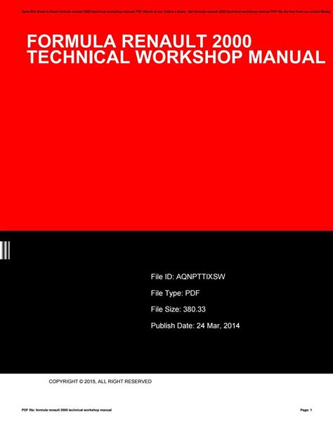 Formula renault 2000 technical workshop manual. - 2002 nissan pathfinder service shop repair manual set 3 volume set.