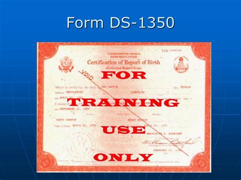 Formulario ds1350 sample