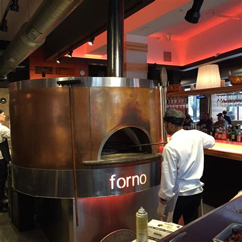 Forno kitchen bar. Specialties: Pizza, cocktails, brunch, late night, happy hour. Established in 2015. Located in the heart of the short north arts district, forno offers the best atmosphere and contemporary cuisine in the city with alluring views of our custom stone-fire oven and high street happenings. an unrivaled happy hour includes hand-crafted … 
