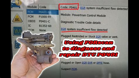 Forscan ford f150 DTC check engine - YouTube