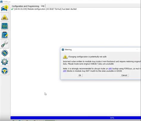 Forscan module backup.  Nov 7, 2025 · I went into FORScan Configuration an...