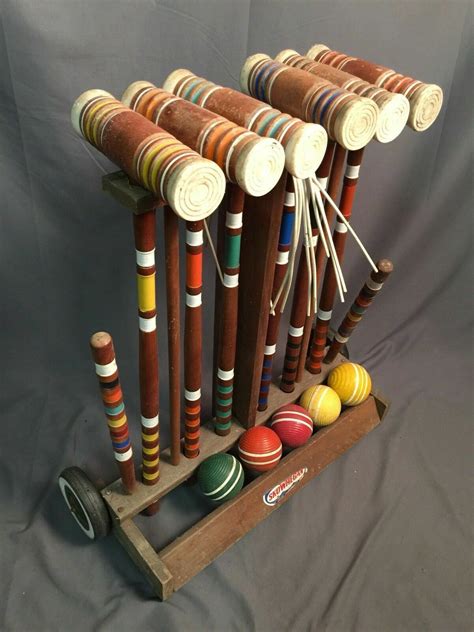 6 Forster Wood Croquet Set 30" LONG Mallets Poly Balls Carry Bag Directions Sports Decor Lawn Game Complete Set ad vertisement by ArtisticFloralDesign Ad vertisement from shop ArtisticFloralDesign ArtisticFloralDesign From shop ArtisticFloralDesign. Sale Price $148.75 $ 148.75 $ 175.00 Original Price $175.00 (15% …. 
