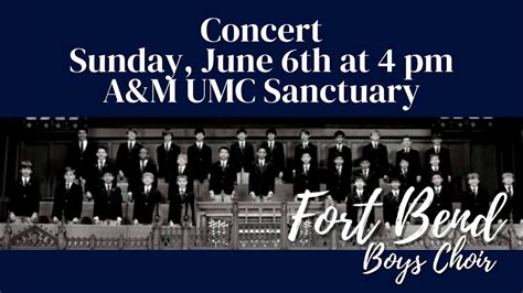 Fort Bend Boys Choir Concert - YouTube