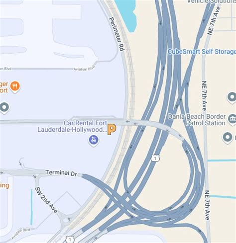 Fort Lauderdale Airport cell phone waiting lot Google Map to …