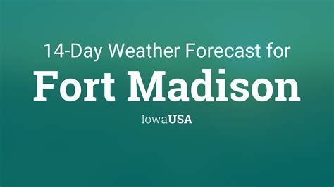 Fort Madison, Iowa Weather Forecast AerisWeather