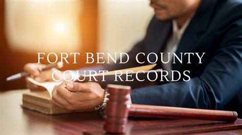 The Fort Bend County Clerk serves as Clerk of the Court for all County Courts at Law. Fort Bend County has six (6) County Courts at Law and two (2) Associate County Courts at Law. CIVIL COURT — Civil cases usually deal with disputes between parties in which the amount in controversy is up to $250,000. These courts also hear appeals from ... 