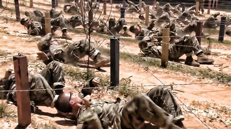 PHASE 1. In the first phase of training, recruits fight their first battles. As they step on the yellow footprints, each new recruit accepts the challenge of changing his or her life forever in an effort to rise to the title of United States Marine. We push them to their physical and mental limits to test their resilience and enable growth.. 