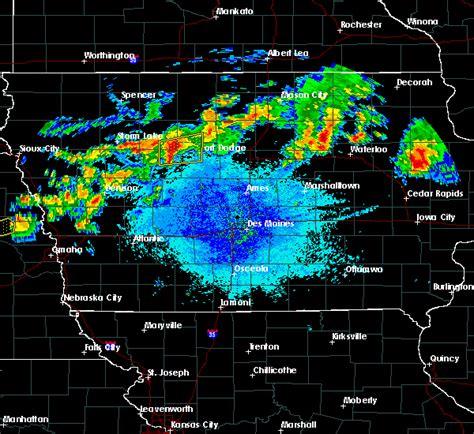 West Fort Dodge IA animated radar weather maps and graphics 