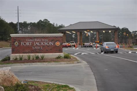 Fort jackson gate 2 columbia sc. Jackson's main gate, Gate 2, is near I-77, Exit 12. Most of the closest hotels are three miles to the south at I-77, Exit 9. Address: Address: 5450 Strom Thurmond Blvd , Columbia , SC 29207 Zoom in (+) to see interstate exits, restaurants, and other attractions near hotels. 