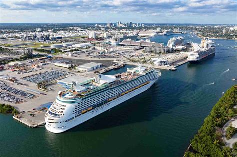 Fort Lauderdale cruise port schedule 2024-2025-2026, map, address, ship terminals, hotels, tours, shore excursions. ... 16,000 passengers, the three liners joined up to celebrate the USA-homeporting of Harmony of the Seas (newest Oasis ship) in Fort Lauderdale. Of the three ships, Harmony was the newest but also the biggest - even though by .... 